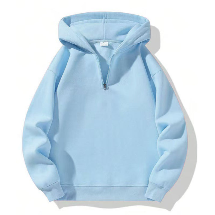 American Casual Zipper Hoodie Loose Sports Sweater