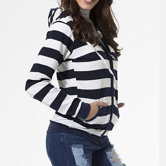 Women's Pocket Slim Zip Hooded Jacket