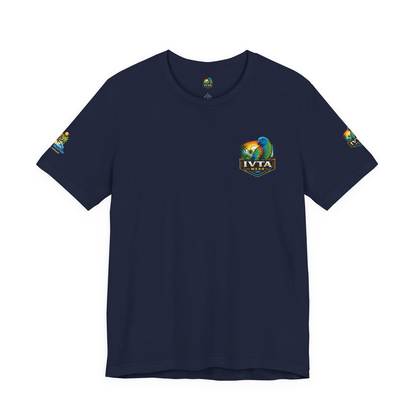 Island Vacation Travel Podcast Unisex Jersey Short Sleeve Tee