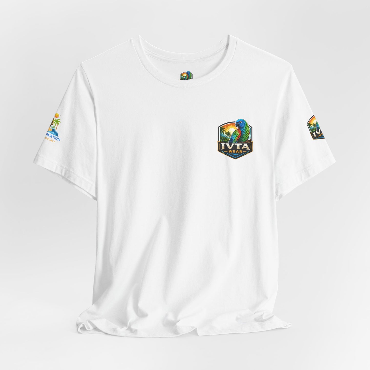 Island Vacation Travel Podcast Unisex Jersey Short Sleeve Tee