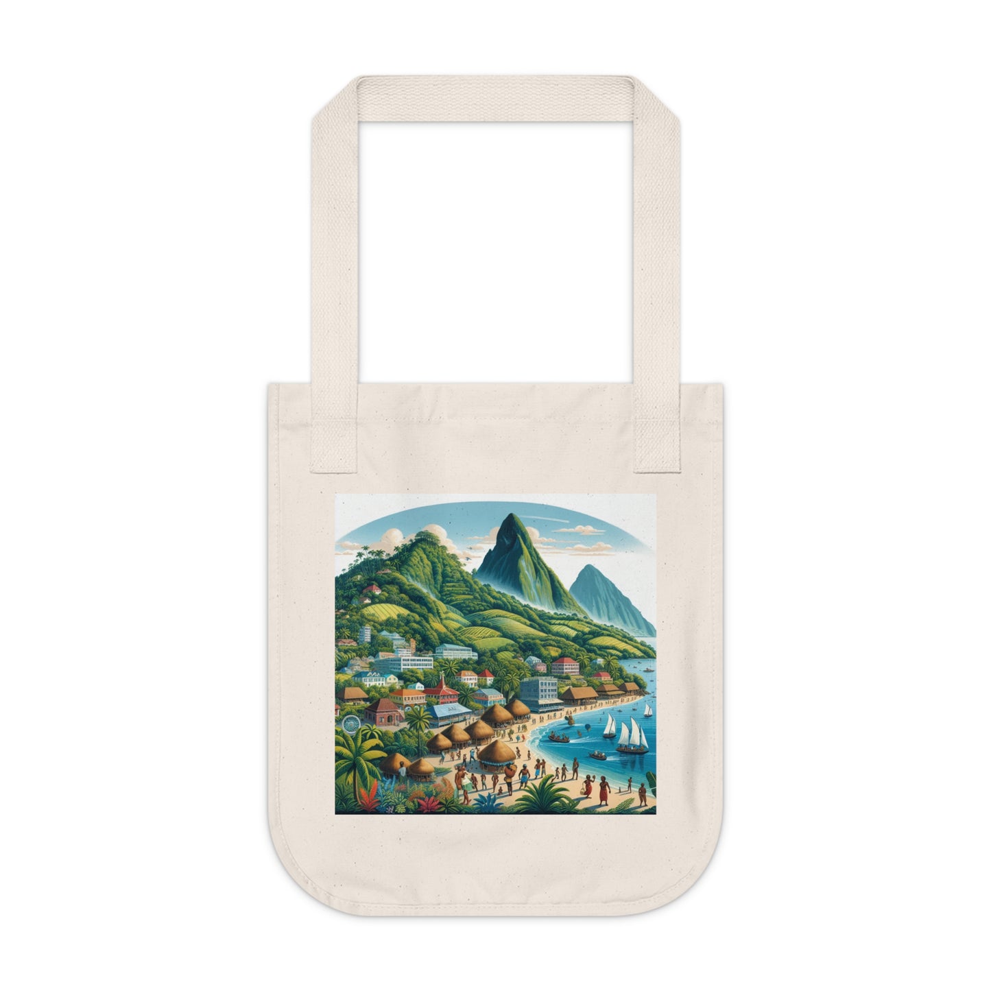 Coconut Ain't Just Nut tote bag | Organic Canvas Tote Bag