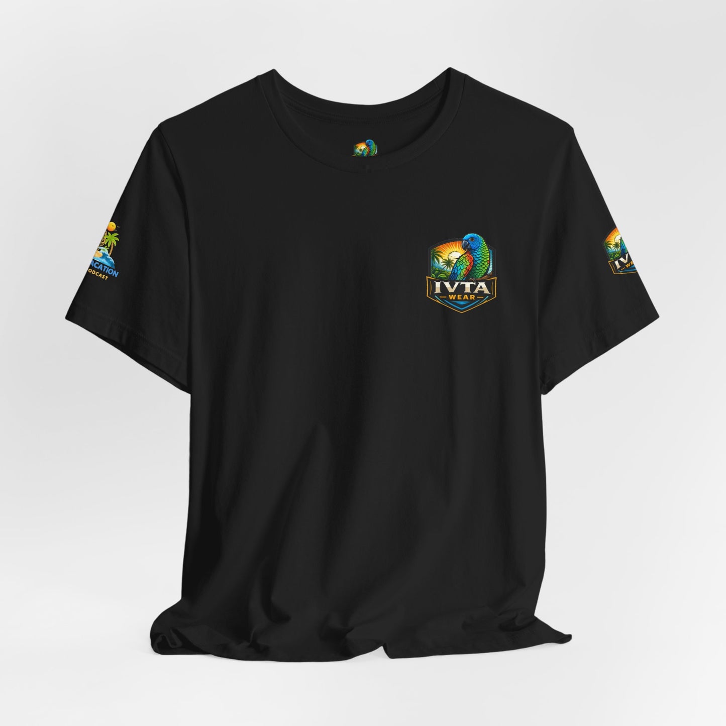 Island Vacation Travel Podcast Unisex Jersey Short Sleeve Tee