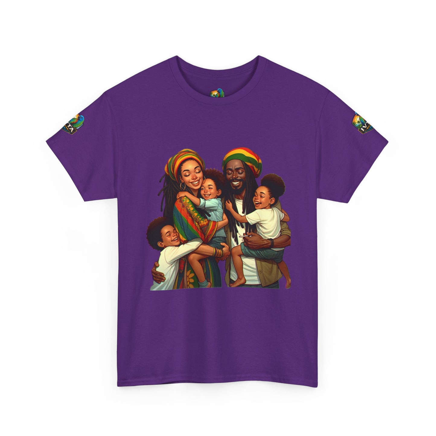 Real Rasta Family Coconut T-Shirt — "Just Ain't Nut" IVTA Wear