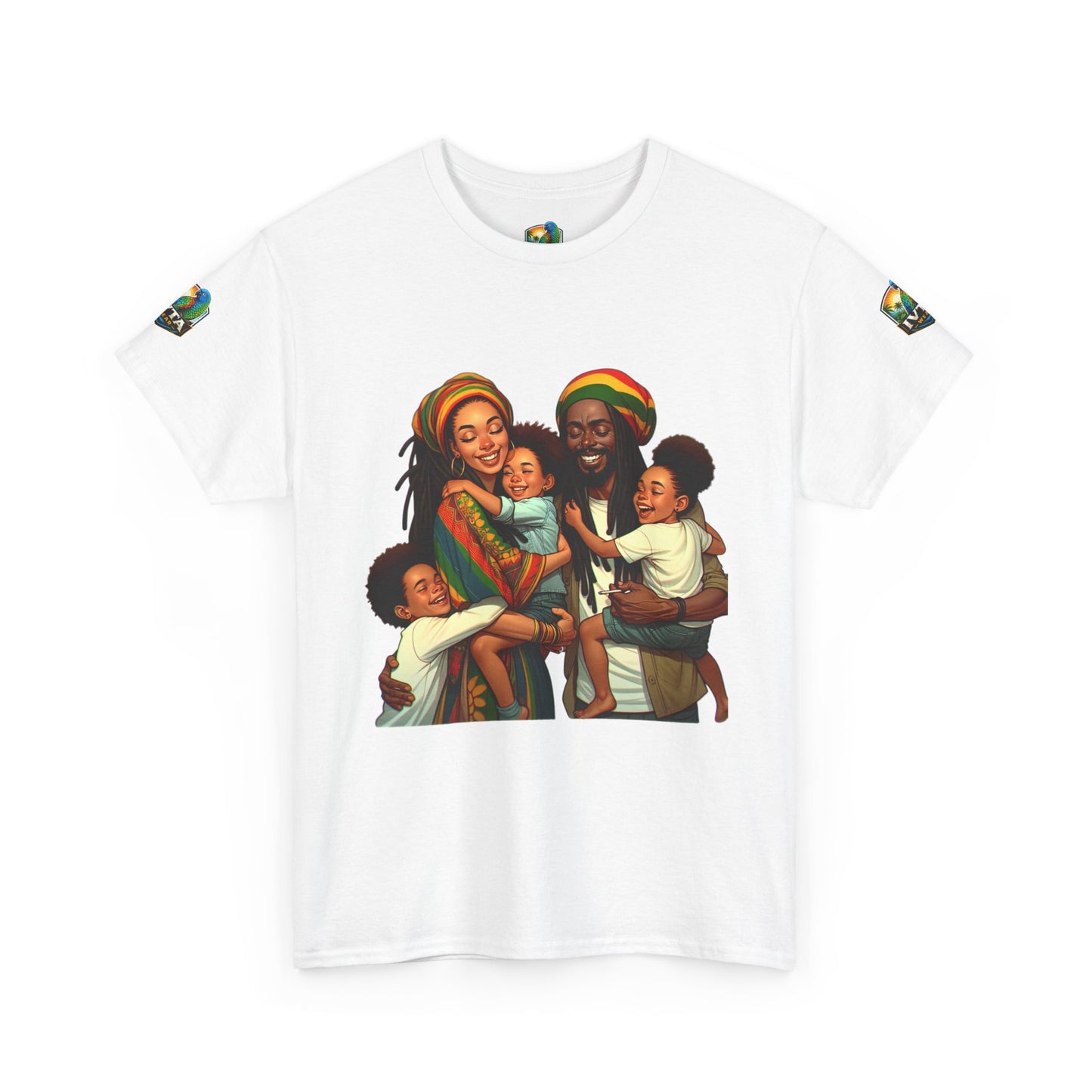 Real Rasta Family Coconut T-Shirt — "Just Ain't Nut" IVTA Wear