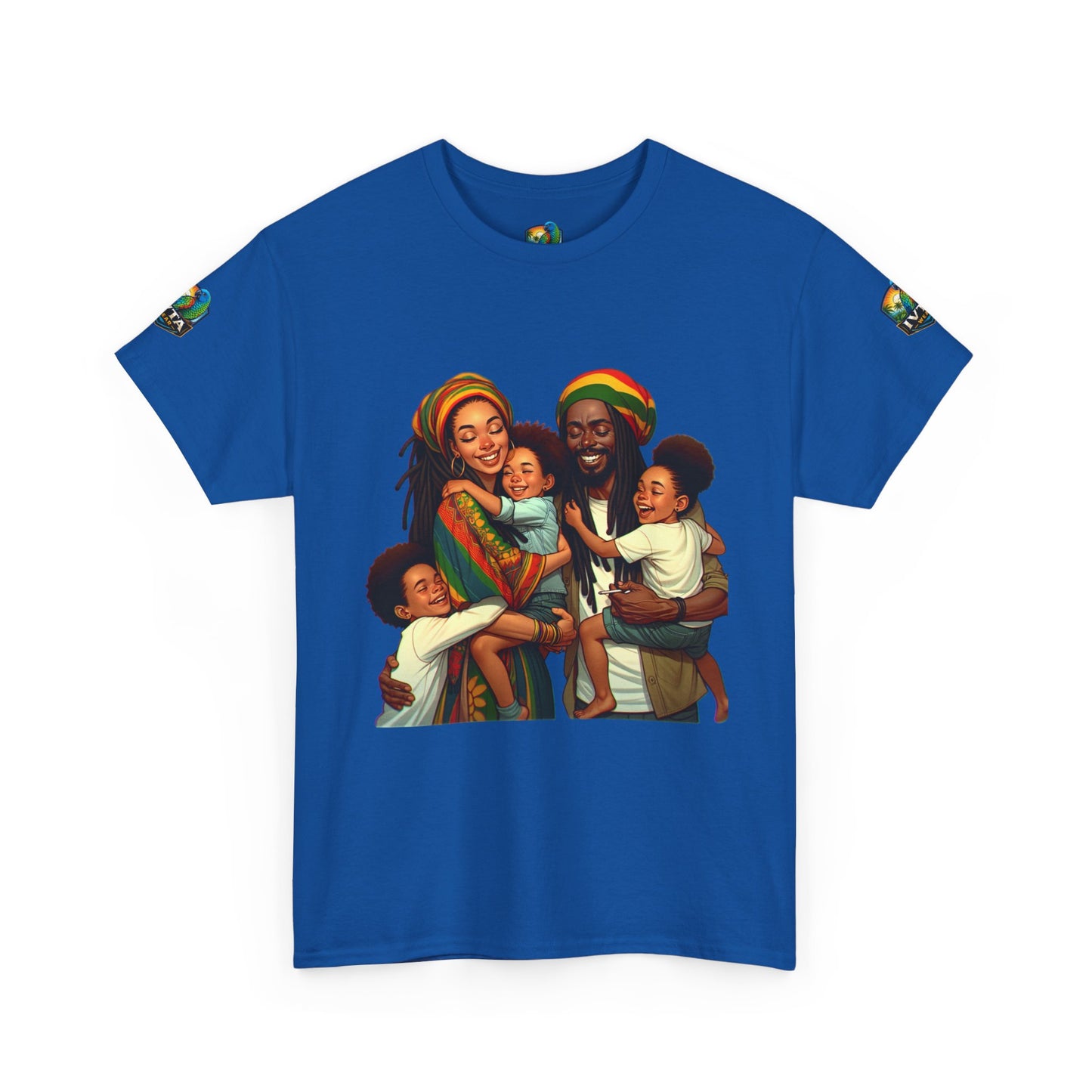 Real Rasta Family Coconut T-Shirt — "Just Ain't Nut" IVTA Wear