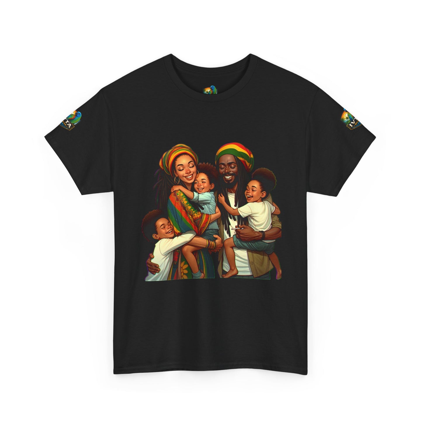 Real Rasta Family Coconut T-Shirt — "Just Ain't Nut" IVTA Wear