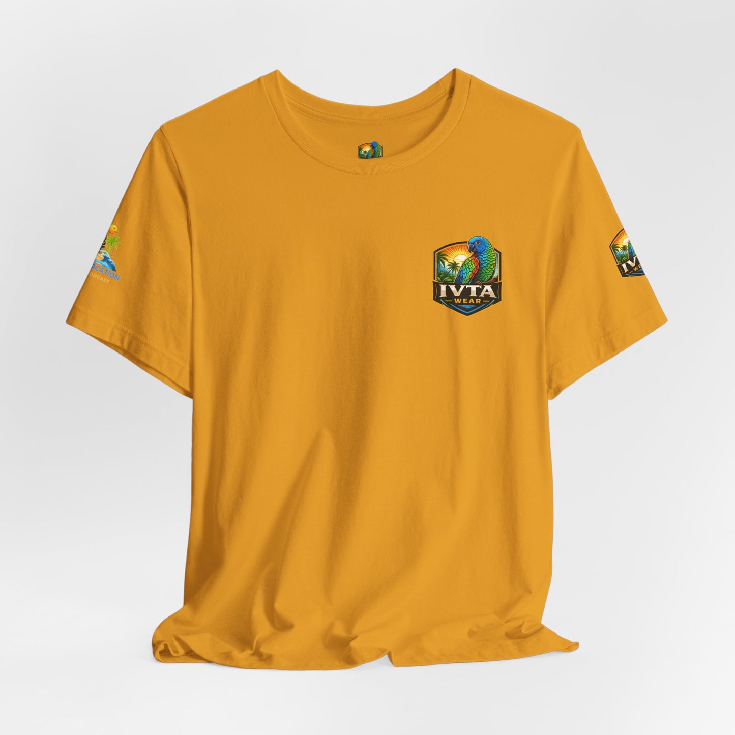 Island Vacation Travel Podcast Unisex Jersey Short Sleeve Tee