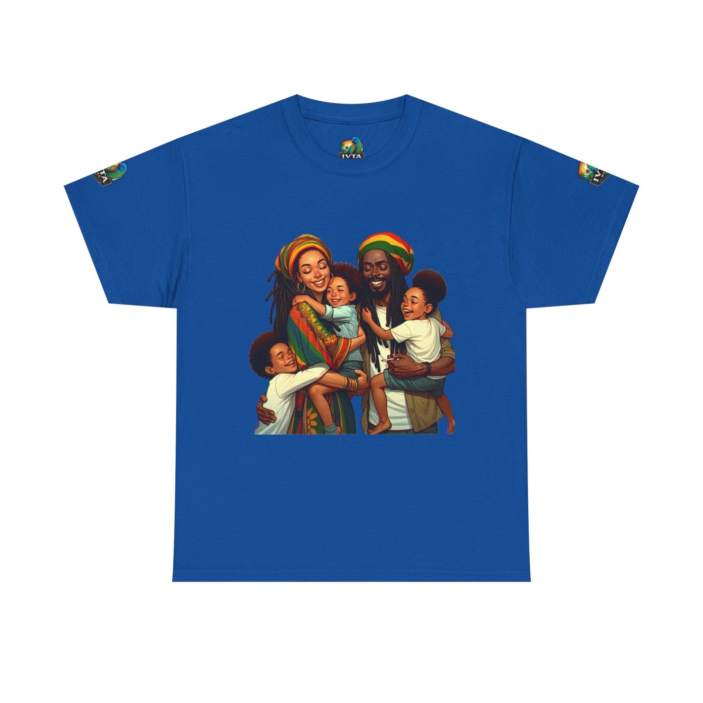 Real Rasta Family Coconut T-Shirt — "Just Ain't Nut" IVTA Wear