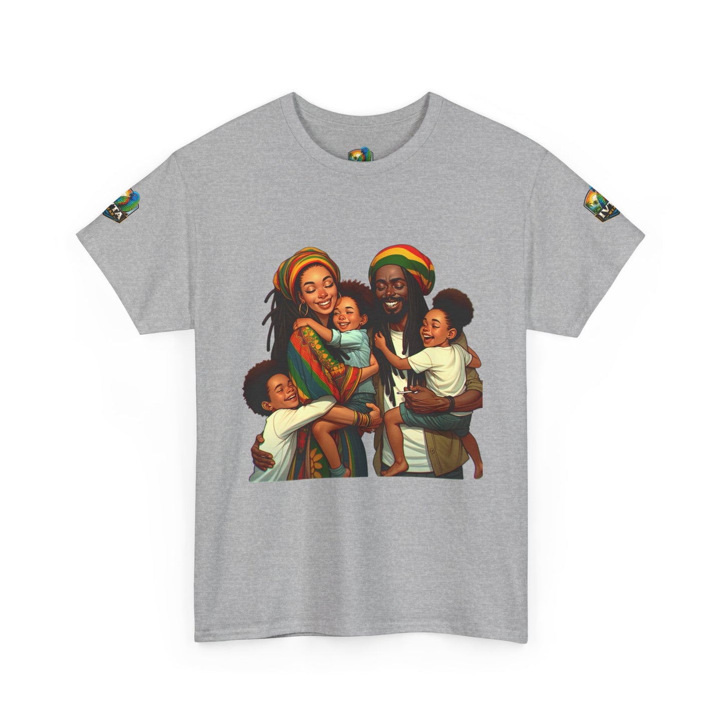 Real Rasta Family Coconut T-Shirt — "Just Ain't Nut" IVTA Wear