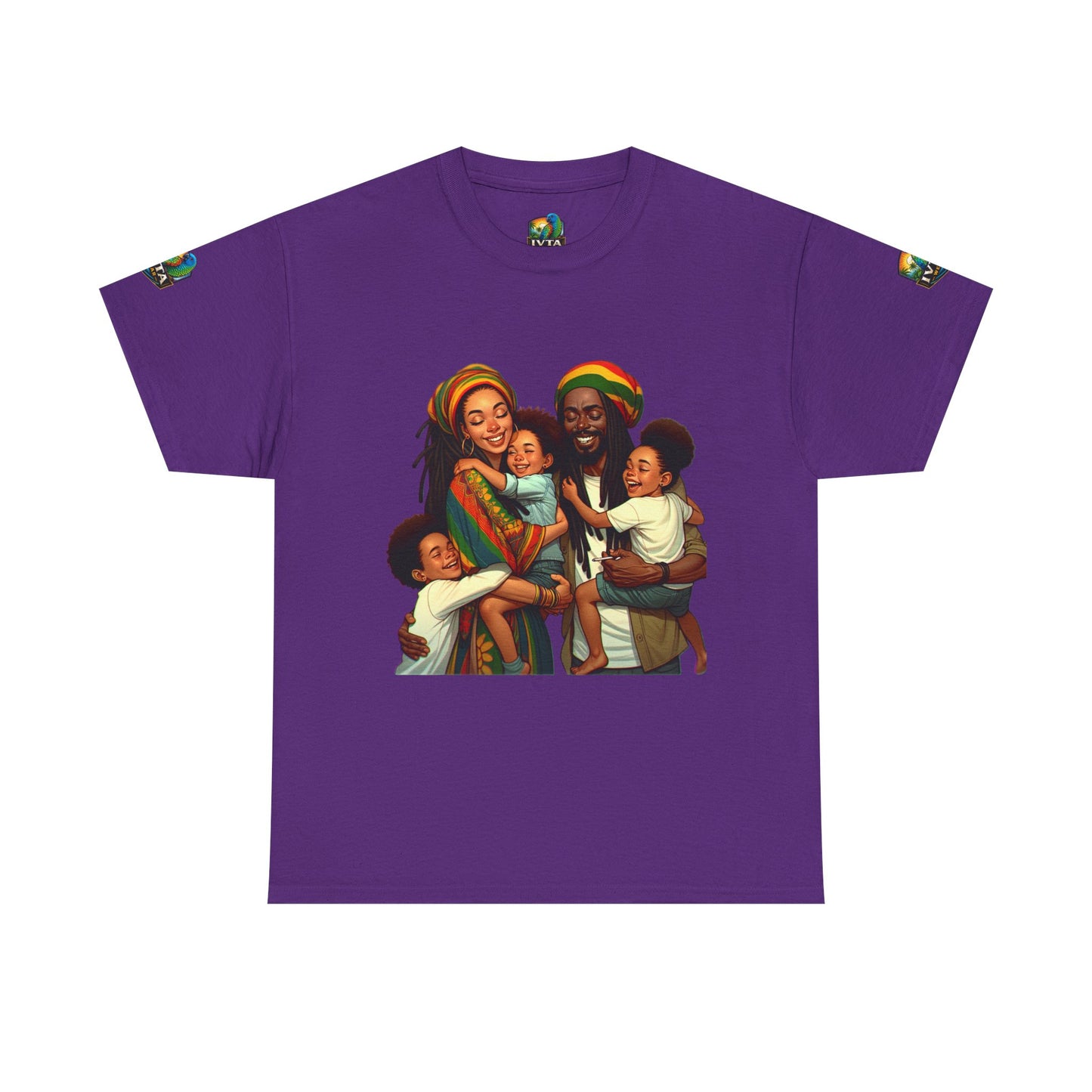 Real Rasta Family Coconut T-Shirt — "Just Ain't Nut" IVTA Wear