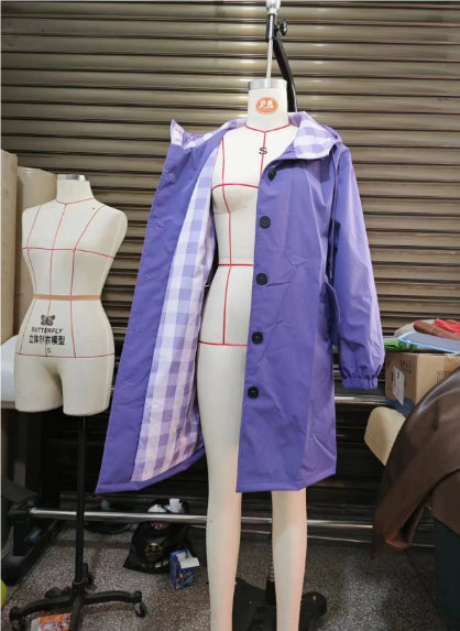 Oversized Women's Mid-Length Loose Windbreaker Jacket