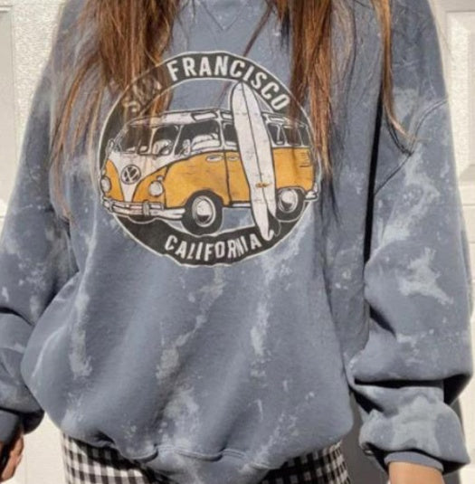 Automobile print basic hoodie