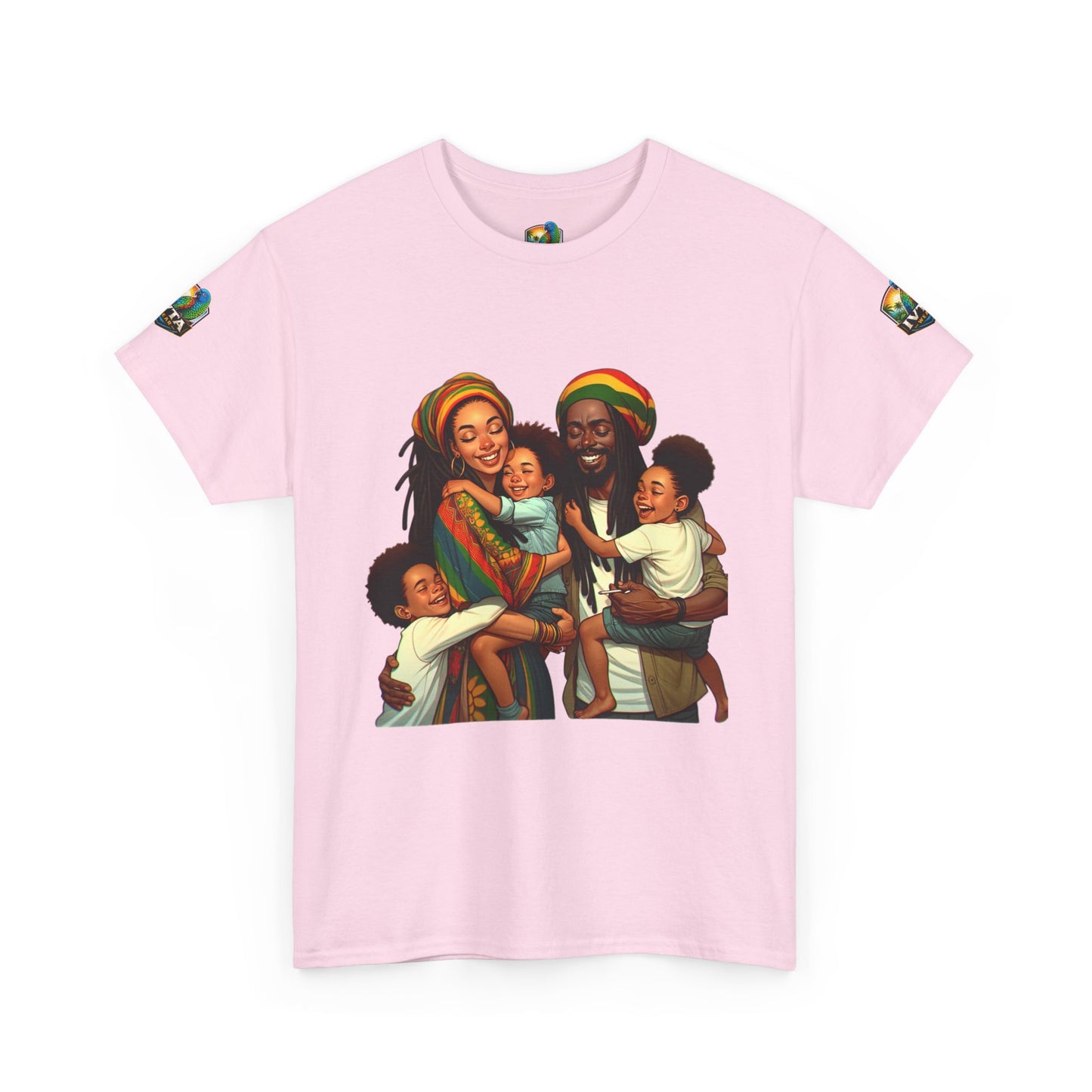 Real Rasta Family Coconut T-Shirt — "Just Ain't Nut" IVTA Wear