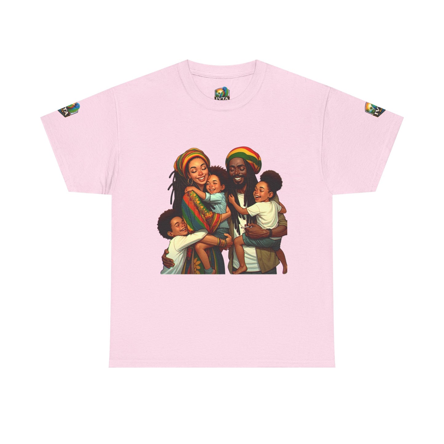 Real Rasta Family Coconut T-Shirt — "Just Ain't Nut" IVTA Wear