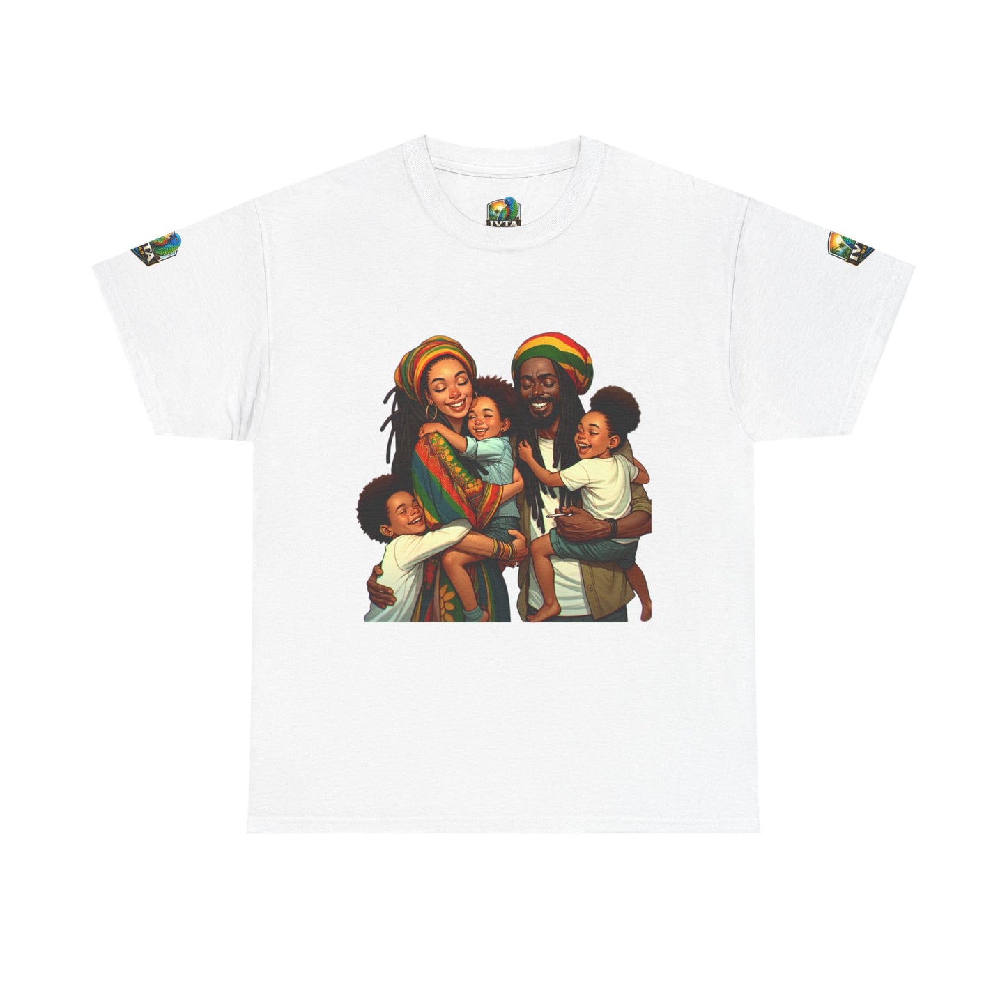 Real Rasta Family Coconut T-Shirt — "Just Ain't Nut" IVTA Wear