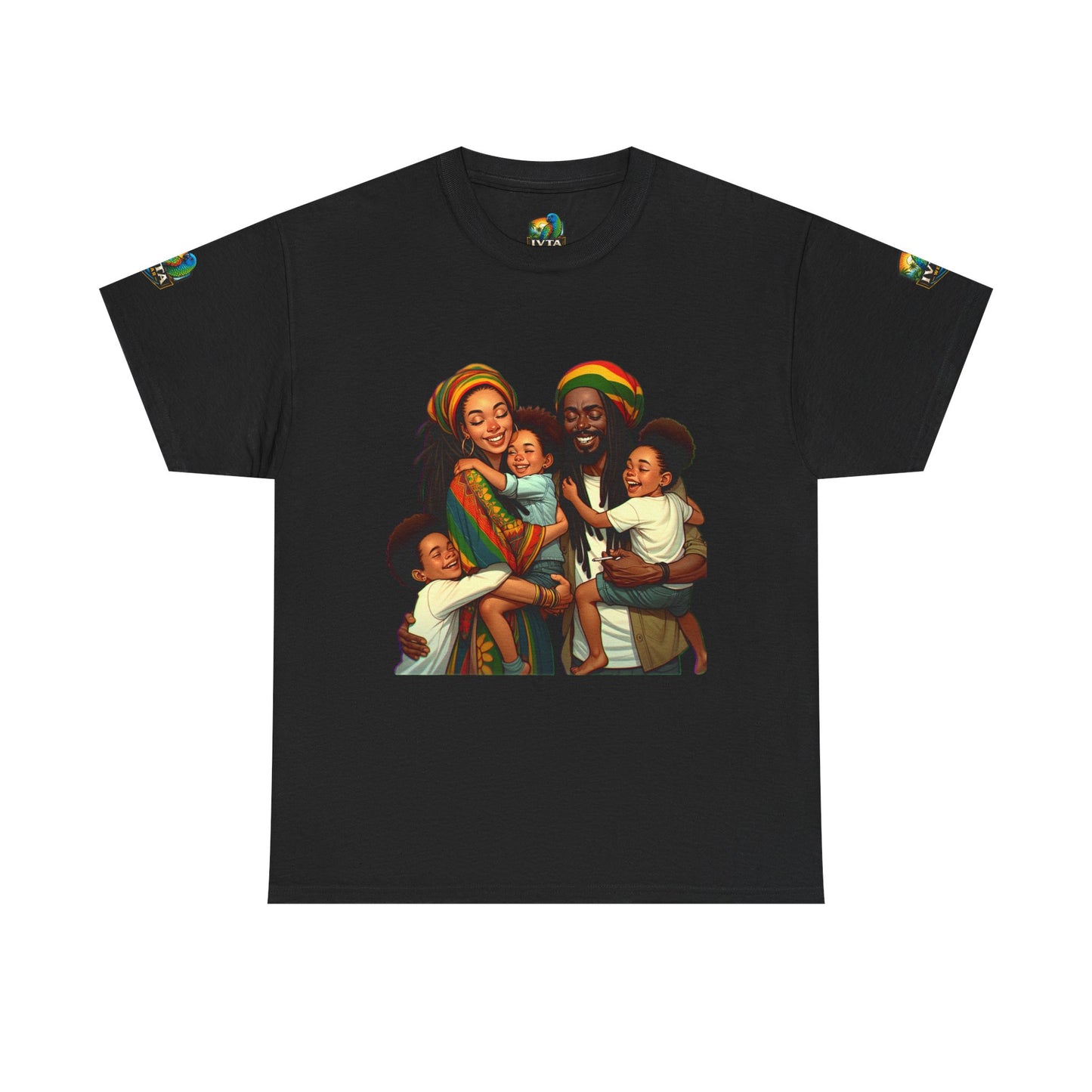 Real Rasta Family Coconut T-Shirt — "Just Ain't Nut" IVTA Wear