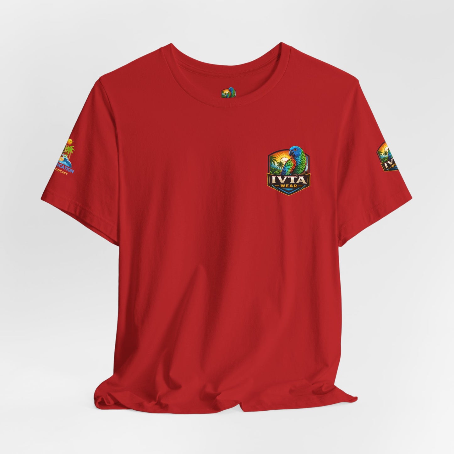 Island Vacation Travel Podcast Unisex Jersey Short Sleeve Tee