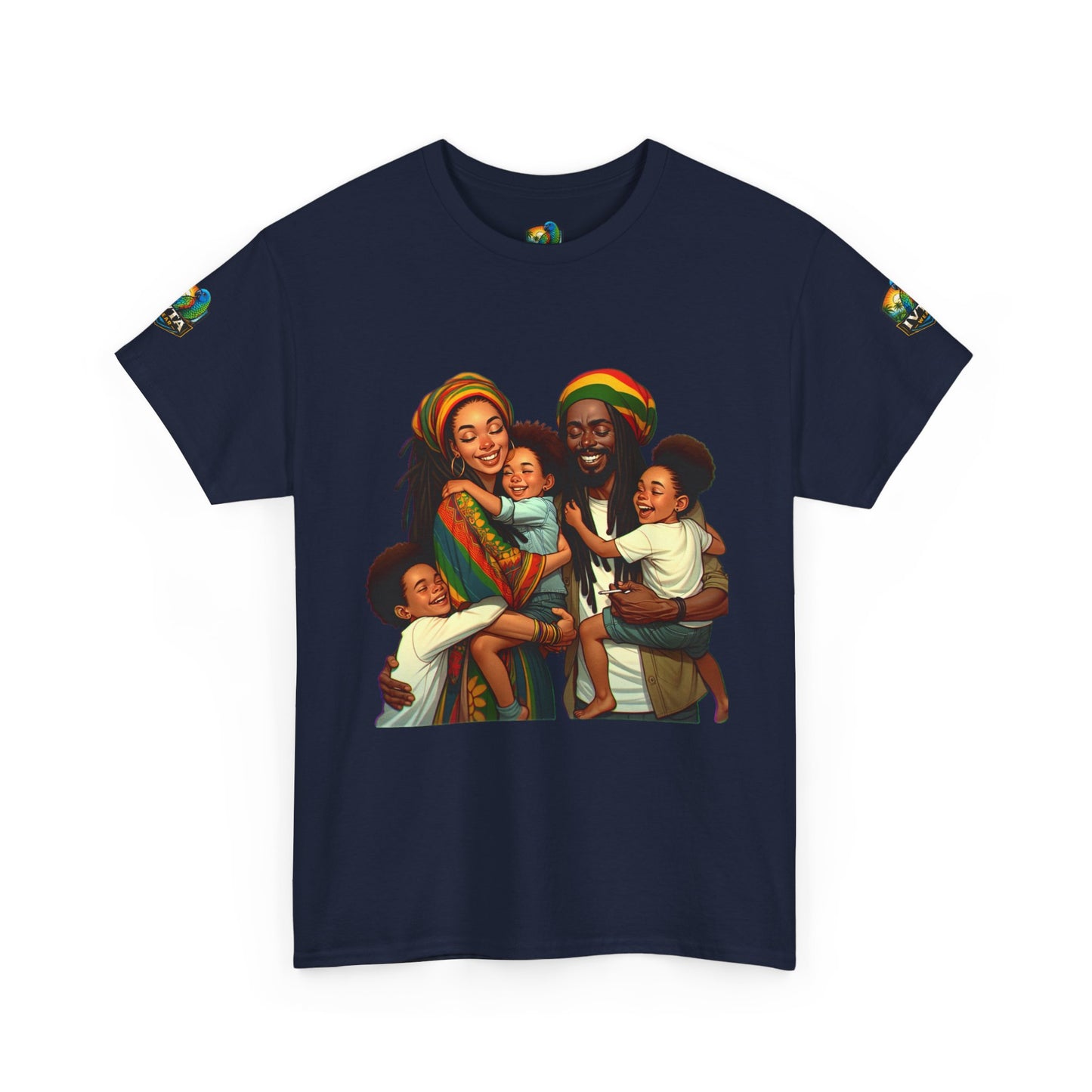 Real Rasta Family Coconut T-Shirt — "Just Ain't Nut" IVTA Wear