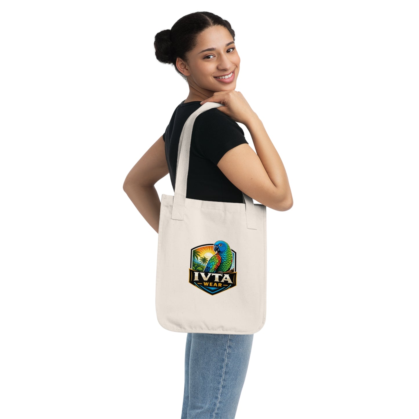 Danse Saint Lucia IVTA WEAR Coconut ain't just nut Tote Bag | Organic Canvas